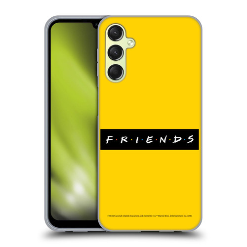 Friends TV Show Logos Pattern Soft Gel Case for Samsung Galaxy A24 4G / M34 5G