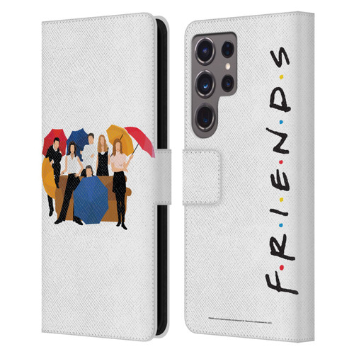 Friends TV Show Key Art Logo Opening Sequence Leather Book Wallet Case Cover For Samsung Galaxy S24 Ultra 5G
