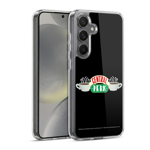 Friends TV Show Logos Central Perk Soft Gel Case for Samsung Galaxy S24 5G