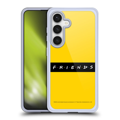 Friends TV Show Logos Pattern Soft Gel Case for Samsung Galaxy S24 5G