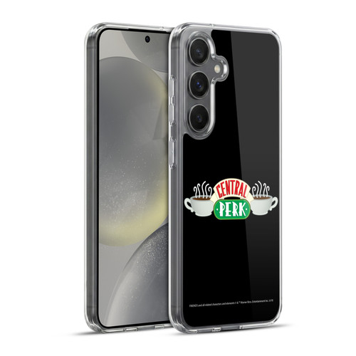 Friends TV Show Logos Central Perk Soft Gel Case for Samsung Galaxy S24+ 5G
