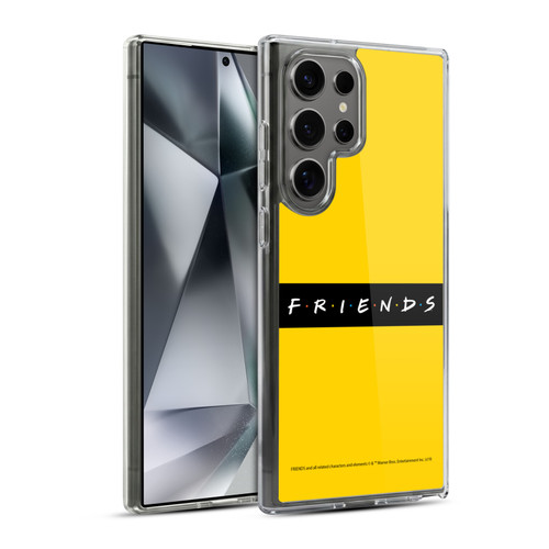 Friends TV Show Logos Pattern Soft Gel Case for Samsung Galaxy S24 Ultra 5G