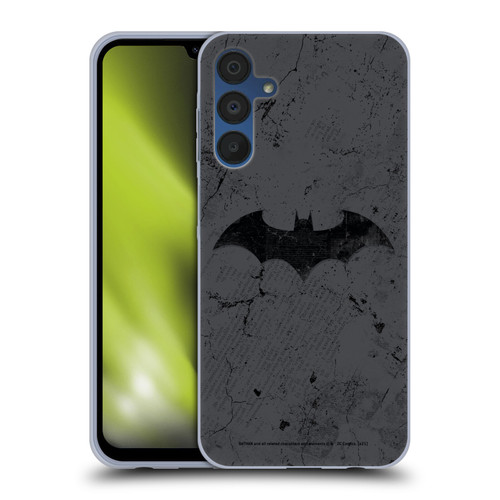 Batman DC Comics Hush Logo Distressed Soft Gel Case for Samsung Galaxy A15 Batman DC Comics Hush Logo Distressed Soft Gel Case for Samsung Galaxy A15