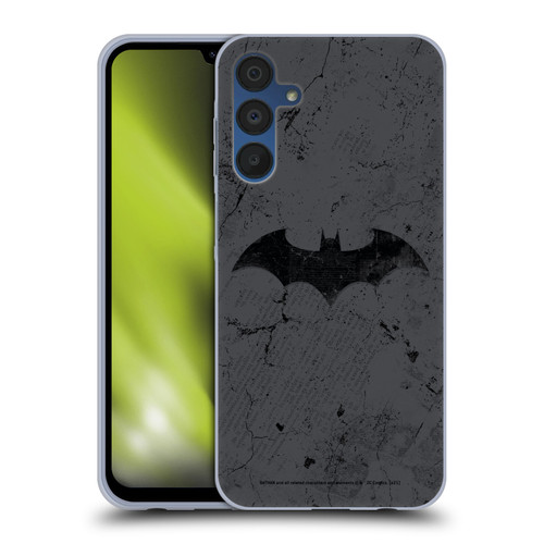 Batman DC Comics Hush Logo Distressed Soft Gel Case for Samsung Galaxy A15
