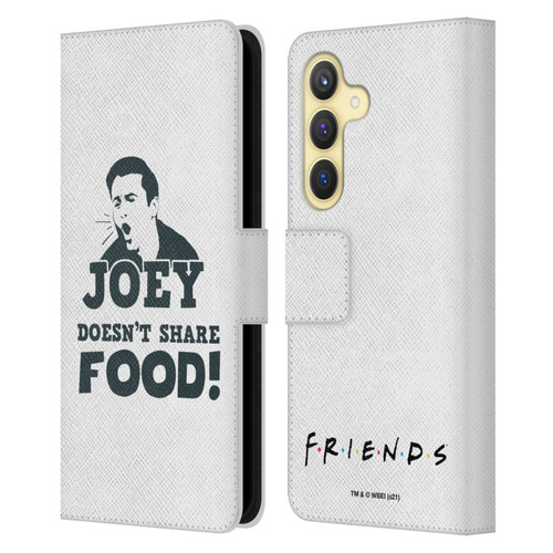 Friends TV Show Quotes Joey Food Leather Book Wallet Case Cover For Samsung Galaxy S24 5G