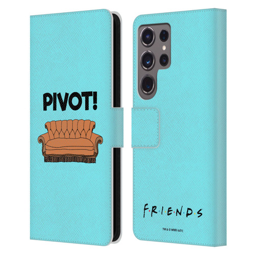 Friends TV Show Quotes Pivot Leather Book Wallet Case Cover For Samsung Galaxy S24 Ultra 5G