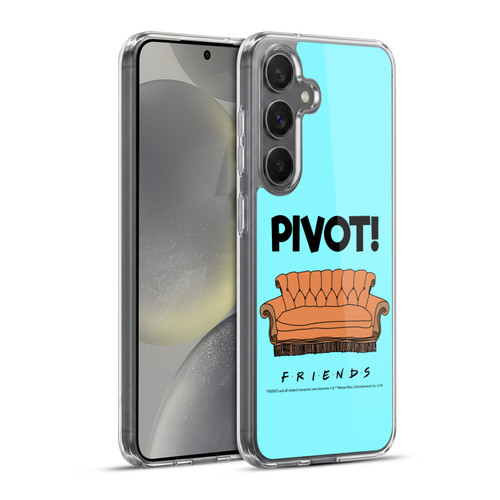 Friends TV Show Quotes Pivot Soft Gel Case for Samsung Galaxy S24+ 5G & MagSafe