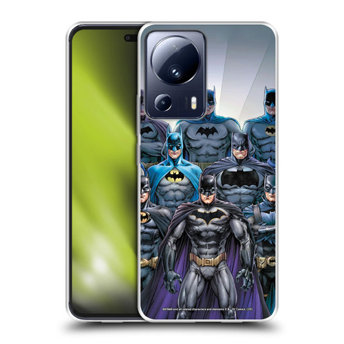 Batman DC Comics Iconic Comic Book Costumes Through The Years Soft Gel Case for Xiaomi 13 Lite 5G