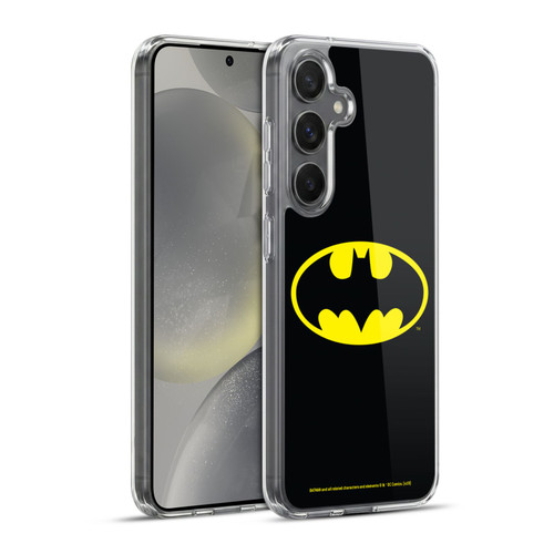 Batman DC Comics Logos Classic Soft Gel Case for Samsung Galaxy S24+ 5G & MagSafe