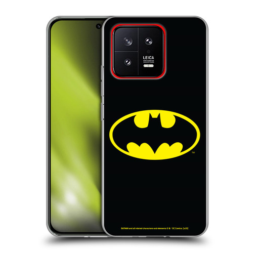 Batman DC Comics Logos Classic Soft Gel Case for Xiaomi 13 5G