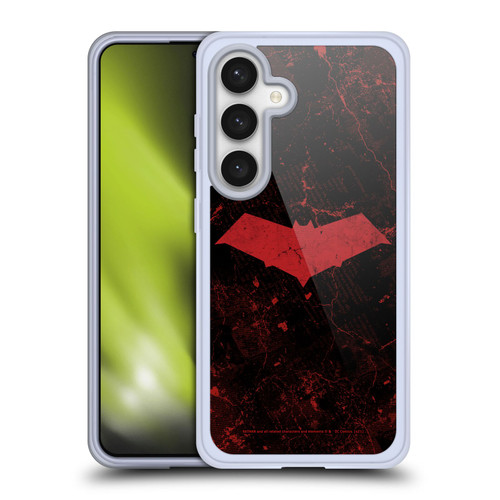 Batman DC Comics Red Hood Logo Grunge Soft Gel Case for Samsung Galaxy S24 5G