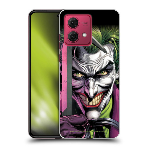 Batman DC Comics Three Jokers The Clown Soft Gel Case for Motorola Moto G84 5G