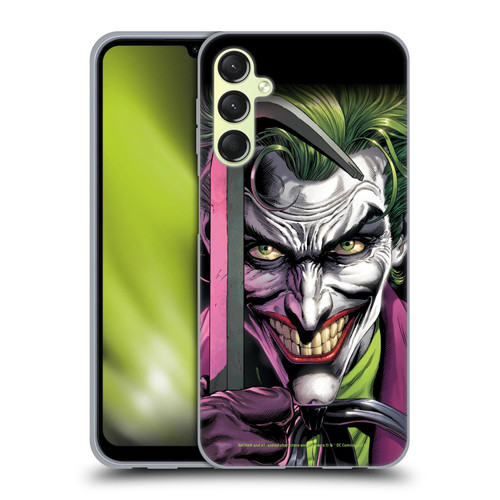 Batman DC Comics Three Jokers The Clown Soft Gel Case for Samsung Galaxy A24 4G / M34 5G