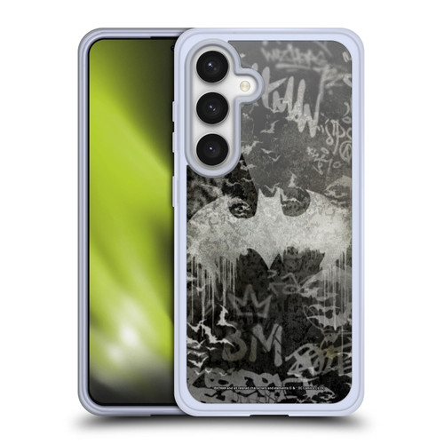 Batman DC Comics Vintage Fashion Graffiti Logo Soft Gel Case for Samsung Galaxy S24 5G