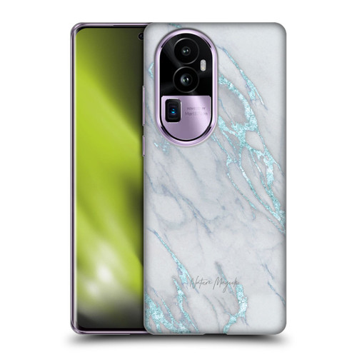 Nature Magick Marble Metallics Blue Soft Gel Case for OPPO Reno10 Pro+