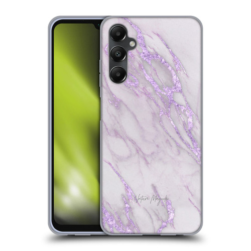 Nature Magick Marble Metallics Purple Soft Gel Case for Samsung Galaxy A05s