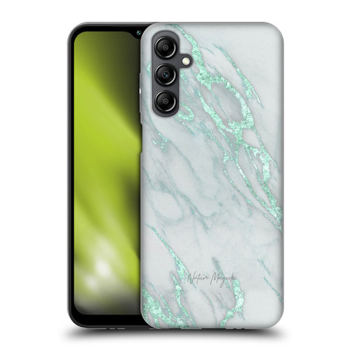 Nature Magick Marble Metallics Teal Soft Gel Case for Samsung Galaxy M14 5G