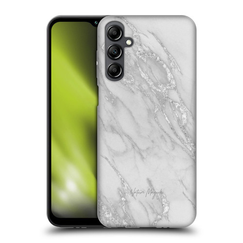 Nature Magick Marble Metallics Silver Soft Gel Case for Samsung Galaxy M14 5G