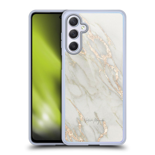 Nature Magick Marble Metallics Gold Soft Gel Case for Samsung Galaxy M54 5G