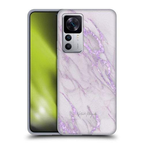 Nature Magick Marble Metallics Purple Soft Gel Case for Xiaomi 12T 5G / 12T Pro 5G / Redmi K50 Ultra 5G