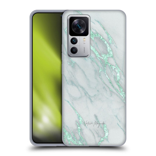 Nature Magick Marble Metallics Teal Soft Gel Case for Xiaomi 12T 5G / 12T Pro 5G / Redmi K50 Ultra 5G