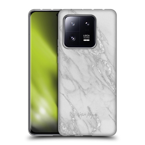 Nature Magick Marble Metallics Silver Soft Gel Case for Xiaomi 13 Pro 5G