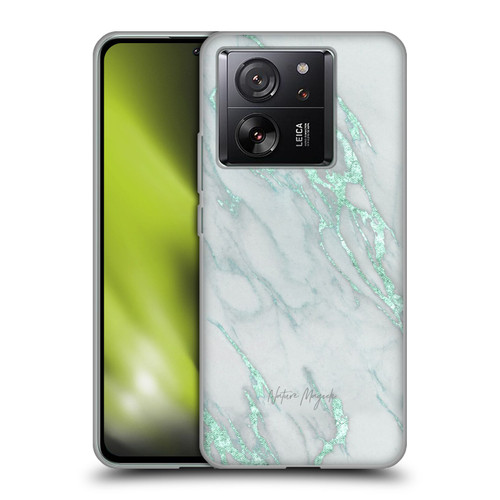 Nature Magick Marble Metallics Teal Soft Gel Case for Xiaomi 13T 5G / 13T Pro 5G