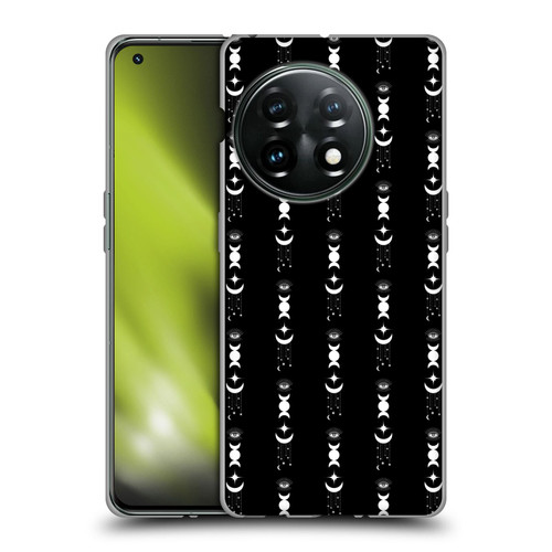 Haroulita Celestial Black And White Moon Soft Gel Case for OnePlus 11 5G