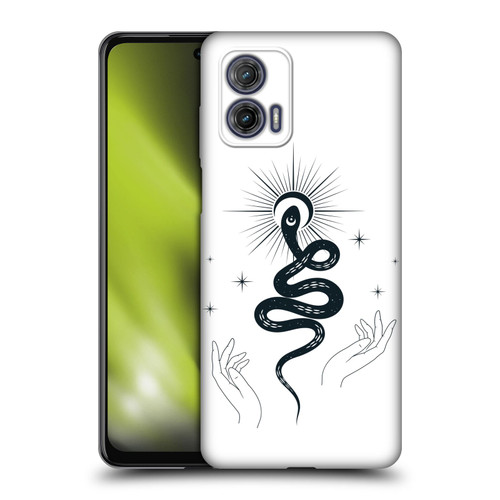 Haroulita Celestial Tattoo Snake Soft Gel Case for Motorola Moto G73 5G