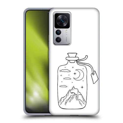 Haroulita Celestial Tattoo Bottle Soft Gel Case for Xiaomi 12T 5G / 12T Pro 5G / Redmi K50 Ultra 5G