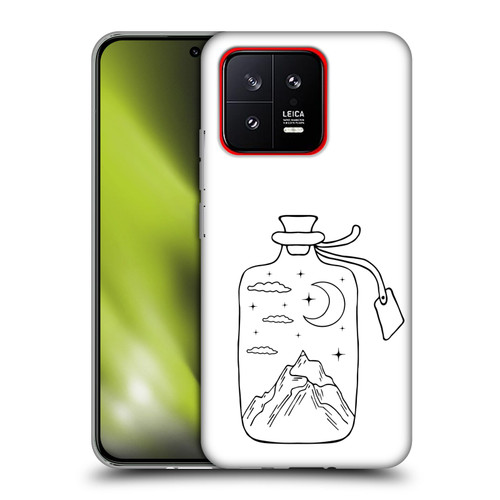Haroulita Celestial Tattoo Bottle Soft Gel Case for Xiaomi 13 5G