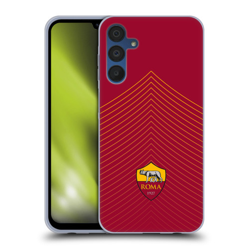 AS Roma Crest Graphics Arrow Soft Gel Case for Samsung Galaxy A15
