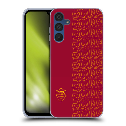 AS Roma Crest Graphics Echo Soft Gel Case for Samsung Galaxy A15