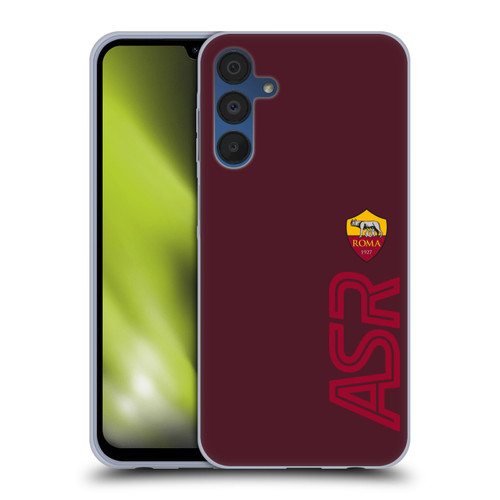AS Roma Crest Graphics Oversized Soft Gel Case for Samsung Galaxy A15