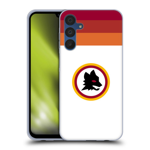 AS Roma Crest Graphics Wolf Retro Heritage Soft Gel Case for Samsung Galaxy A15