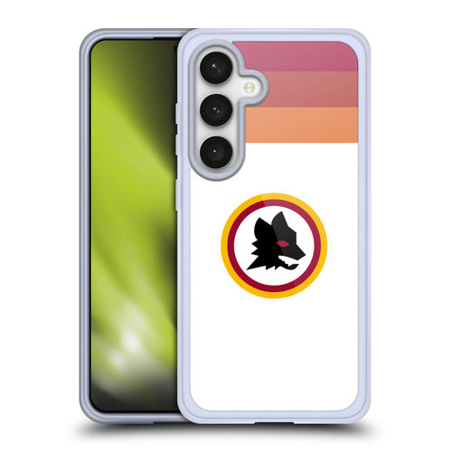AS Roma Crest Graphics Wolf Retro Heritage Soft Gel Case for Samsung Galaxy S24 5G
