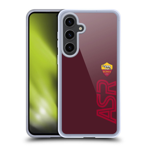 AS Roma Crest Graphics Oversized Soft Gel Case for Samsung Galaxy S24+ 5G