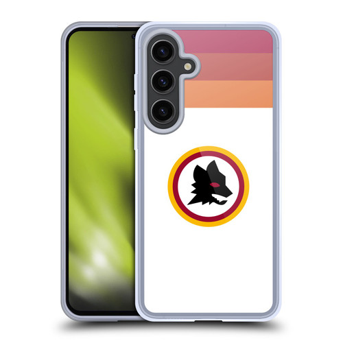 AS Roma Crest Graphics Wolf Retro Heritage Soft Gel Case for Samsung Galaxy S24+ 5G