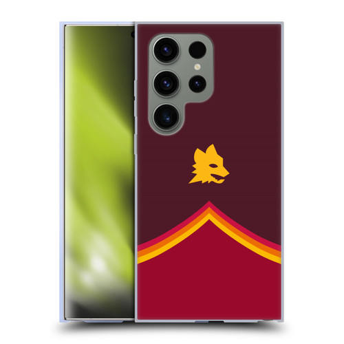 AS Roma Crest Graphics Wolf Soft Gel Case for Samsung Galaxy S24 Ultra 5G