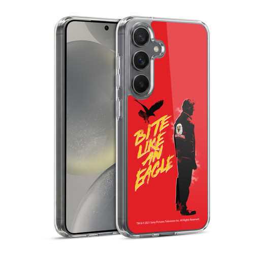 Cobra Kai Key Art Johnny Lawrence Eagle Bite Soft Gel Case for Samsung Galaxy S24 5G & MagSafe
