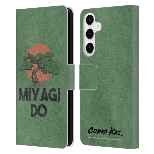 Cobra Kai Season 4 Key Art Team Miyagi Do Leather Book Wallet Case Cover For Samsung Galaxy S24+ 5G