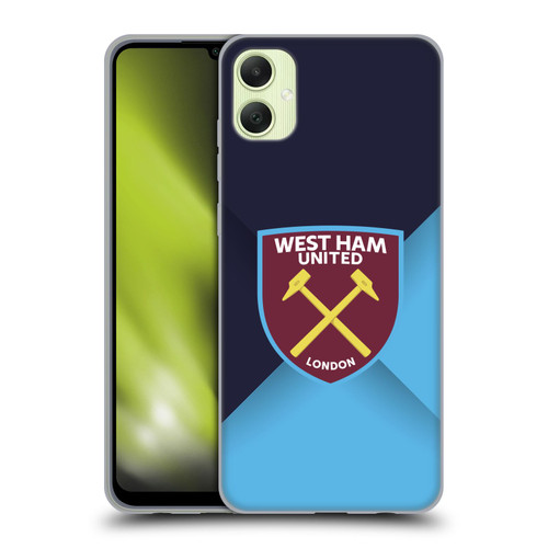 West Ham United FC Crest Blue Gradient Soft Gel Case for Samsung Galaxy A05