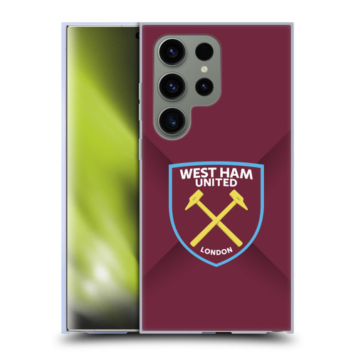West Ham United FC Crest Gradient Soft Gel Case for Samsung Galaxy S24 Ultra 5G