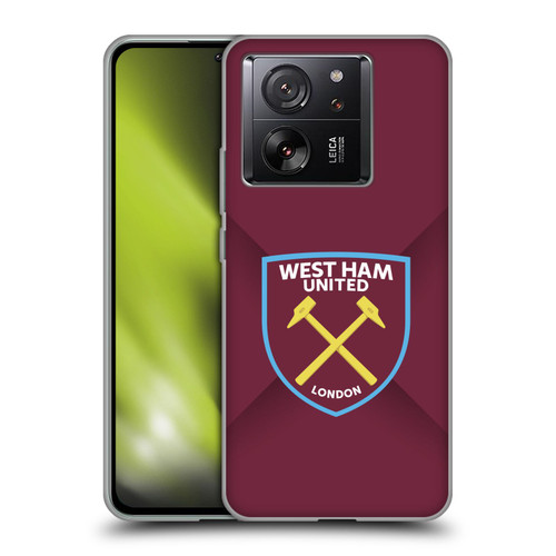 West Ham United FC Crest Gradient Soft Gel Case for Xiaomi 13T 5G / 13T Pro 5G