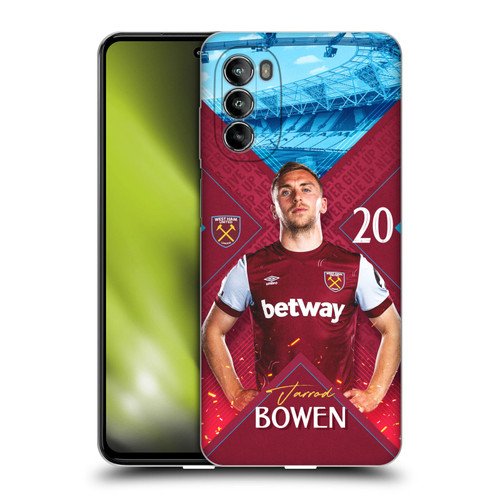 West Ham United FC 2023/24 First Team Jarrod Bowen Soft Gel Case for Motorola Moto G82 5G