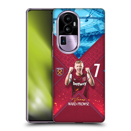 West Ham United FC 2023/24 First Team James Ward-Prowse Soft Gel Case for OPPO Reno10 Pro+
