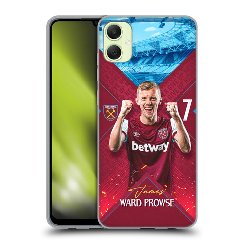 West Ham United FC 2023/24 First Team James Ward-Prowse Soft Gel Case for Samsung Galaxy A05