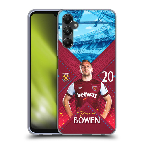 West Ham United FC 2023/24 First Team Jarrod Bowen Soft Gel Case for Samsung Galaxy A05s