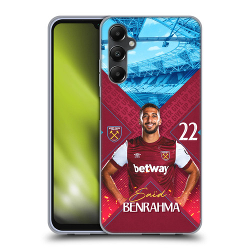 West Ham United FC 2023/24 First Team Saïd Benrahma Soft Gel Case for Samsung Galaxy A05s