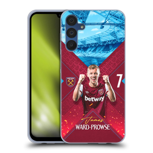 West Ham United FC 2023/24 First Team James Ward-Prowse Soft Gel Case for Samsung Galaxy A15